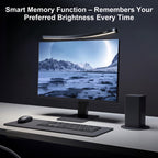 21.7 in. W x 6  in. D Curved Monitor Light Bar with Touch Control and RGB Ambient Backlight, Eye-Care LED Screen Lamp for Gaming Desk