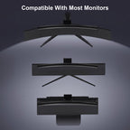 21.7 in. W x 6  in. D Curved Monitor Light Bar with Touch Control and RGB Ambient Backlight, Eye-Care LED Screen Lamp for Gaming Desk