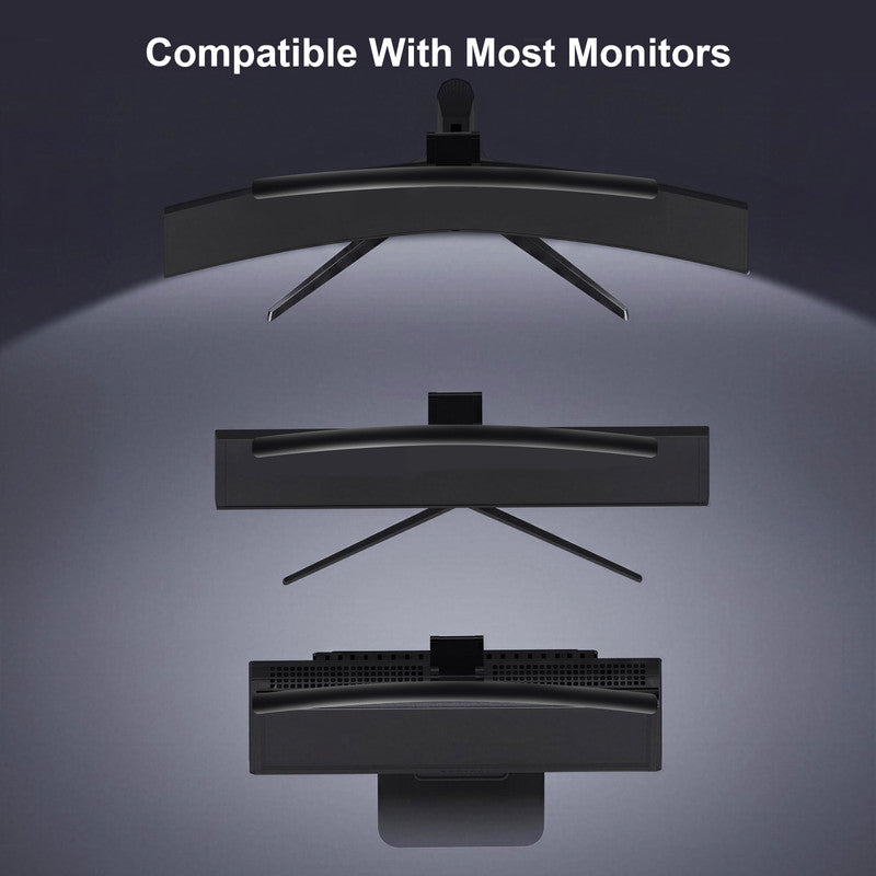 21.7 in. W x 6  in. D Curved Monitor Light Bar with Touch Control and RGB Ambient Backlight, Eye-Care LED Screen Lamp for Gaming Desk
