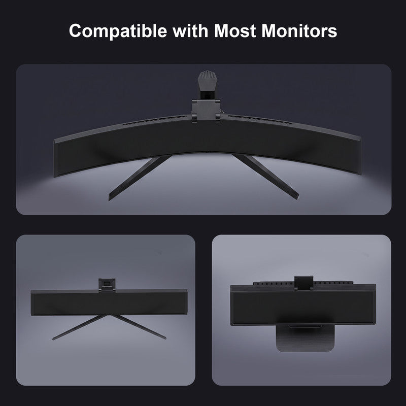 21.7 in. W x  4.3  in. D LED Monitor Light Bar, Eye-Care Screen Lamp with Ambient Backlight for Computer Desk and Home Office