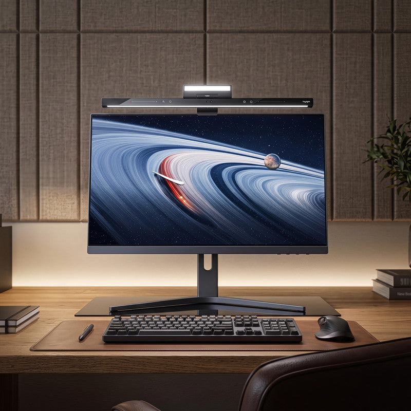 21.7 in. W x  4.3  in. D LED Monitor Light Bar, Eye-Care Screen Lamp with Ambient Backlight for Computer Desk and Home Office