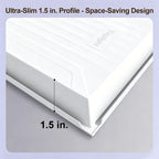 2 ft. x4 ft. Smart LED Flat Panel Light with App Control, Recessed Ceiling Fixture for Office, Classroom, Conference Room and Commercial Spaces