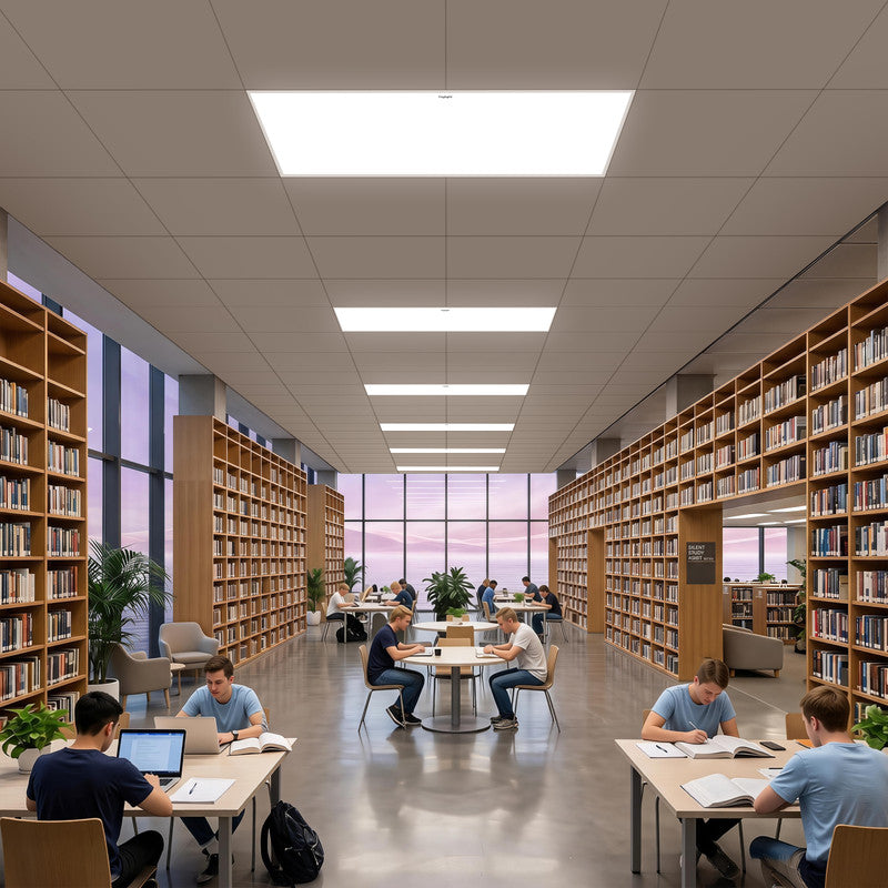 2 ft. x4 ft. Smart LED Flat Panel Light with App Control, Recessed Ceiling Fixture for Office, Classroom, Conference Room and Commercial Spaces