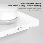Smart Dimmer Switch with Bluetooth Control, Wireless Rotary Knob and Push Button Light Controller
