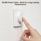 Smart Dimmer Switch with Bluetooth Control, Wireless Rotary Knob and Push Button Light Controller