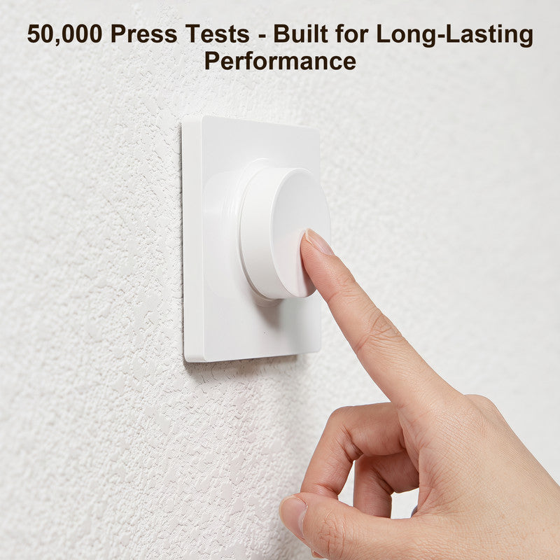 Smart Dimmer Switch with Bluetooth Control, Wireless Rotary Knob and Push Button Light Controller