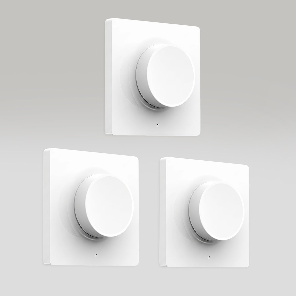 Smart Dimmer Switch with Bluetooth Control, Wireless Rotary Knob and Push Button Light Controller