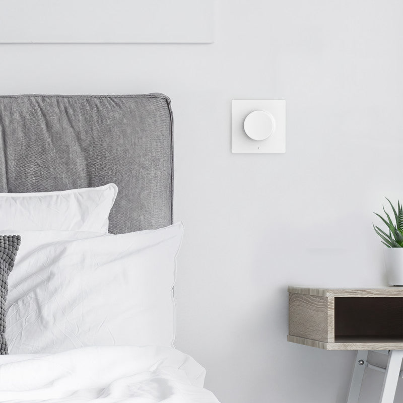 Smart Dimmer Switch with Bluetooth Control, Wireless Rotary Knob and Push Button Light Controller