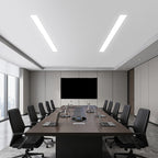4 ft. x 3 in.  Seamlessly Linkable Linear LED Recessed Light, Seamless Flat Panel Ceiling Fixture for Office and Commercial Spaces