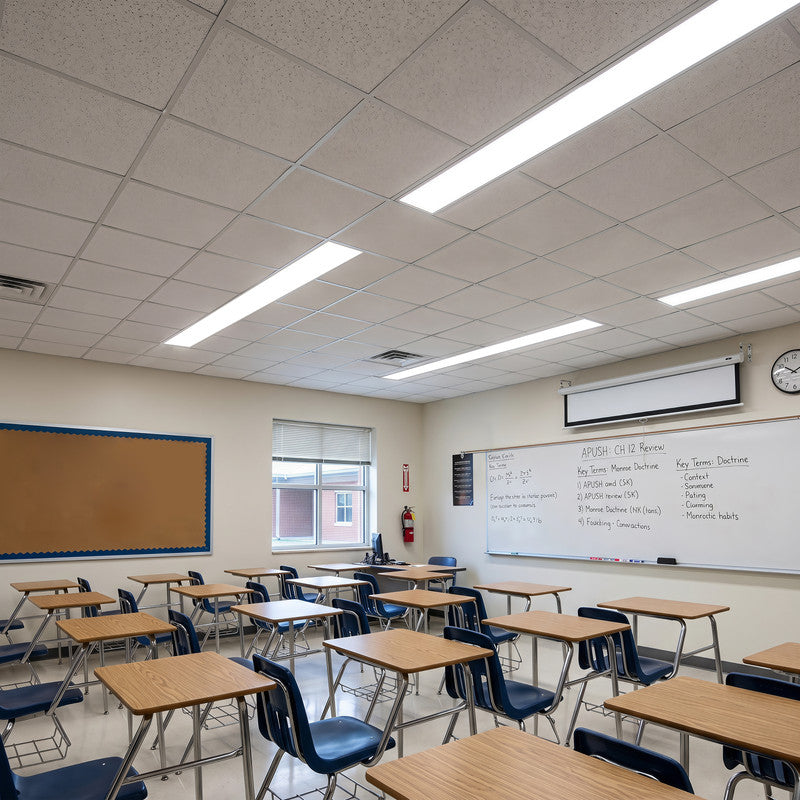 4 ft. x 3 in.  Seamlessly Linkable Linear LED Recessed Light, Seamless Flat Panel Ceiling Fixture for Office and Commercial Spaces