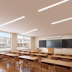 4 ft. x 2 in. Seamlessly Linkable Linear LED Recessed Light, Seamless Flat Panel Ceiling Fixture for Office and Commercial Spaces