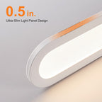 4 ft. x 4 in. Full Spectrum LED Linear Pendant Light, Ultra Thin Eye-Care Suspension Light for Classroom, Office and Library
