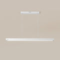 4 ft. x 2 in. Full Spectrum LED Linear Pendant Light, Minimalist Modern Bar Suspension Fixture for Classroom, Office and Library