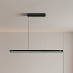 4 ft. x 1.2 in. Smart LED Linear Pendant Light, Modern Minimalist Eye-Care Dimmable Suspension Fixture for Classroom, Libraryand Office