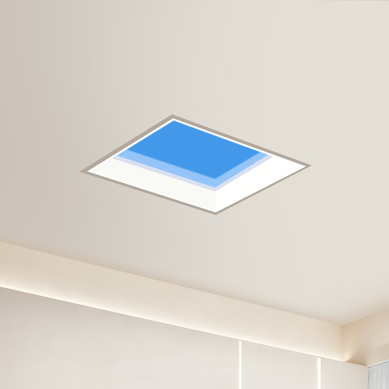 2 ft. x 2 ft. Ultra Thin Virtual Skylight Panel Light, Full Spectrum Natural Daylight Ceiling Light for Hospital, Conference Room and Library