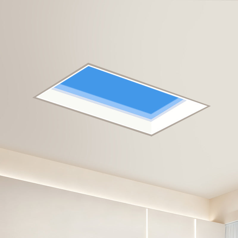 2 ft. x 4 ft. Ultra Thin Virtual Skylight Panel Light, Full Spectrum Natural Daylight Ceiling Light for Hospital, Conference Room and Library