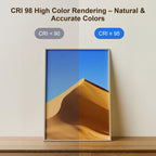 2 ft. x 4 ft. Ultra Thin Virtual Skylight Panel Light, Full Spectrum Natural Daylight Ceiling Light for Hospital, Conference Room and Library