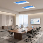 2 ft. x 4 ft. Ultra Thin Virtual Skylight Panel Light, Full Spectrum Natural Daylight Ceiling Light for Hospital, Conference Room and Library