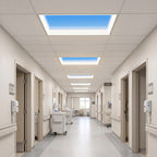 2 ft. x 4 ft. Ultra Thin Virtual Skylight Panel Light, Full Spectrum Natural Daylight Ceiling Light for Hospital, Conference Room and Library